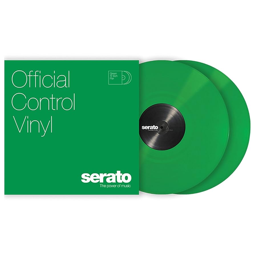 Serato DJ コントロールバイナル　限定 Amazon | Serato 12 Serato Control Vinyl [Green] 2枚組
